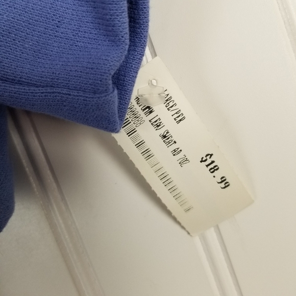 Vintage Fall Leaves Ogunquit Maine Jerzees Crew Neck Sweatshirt Purple NWT Large - Picture 3 of 9